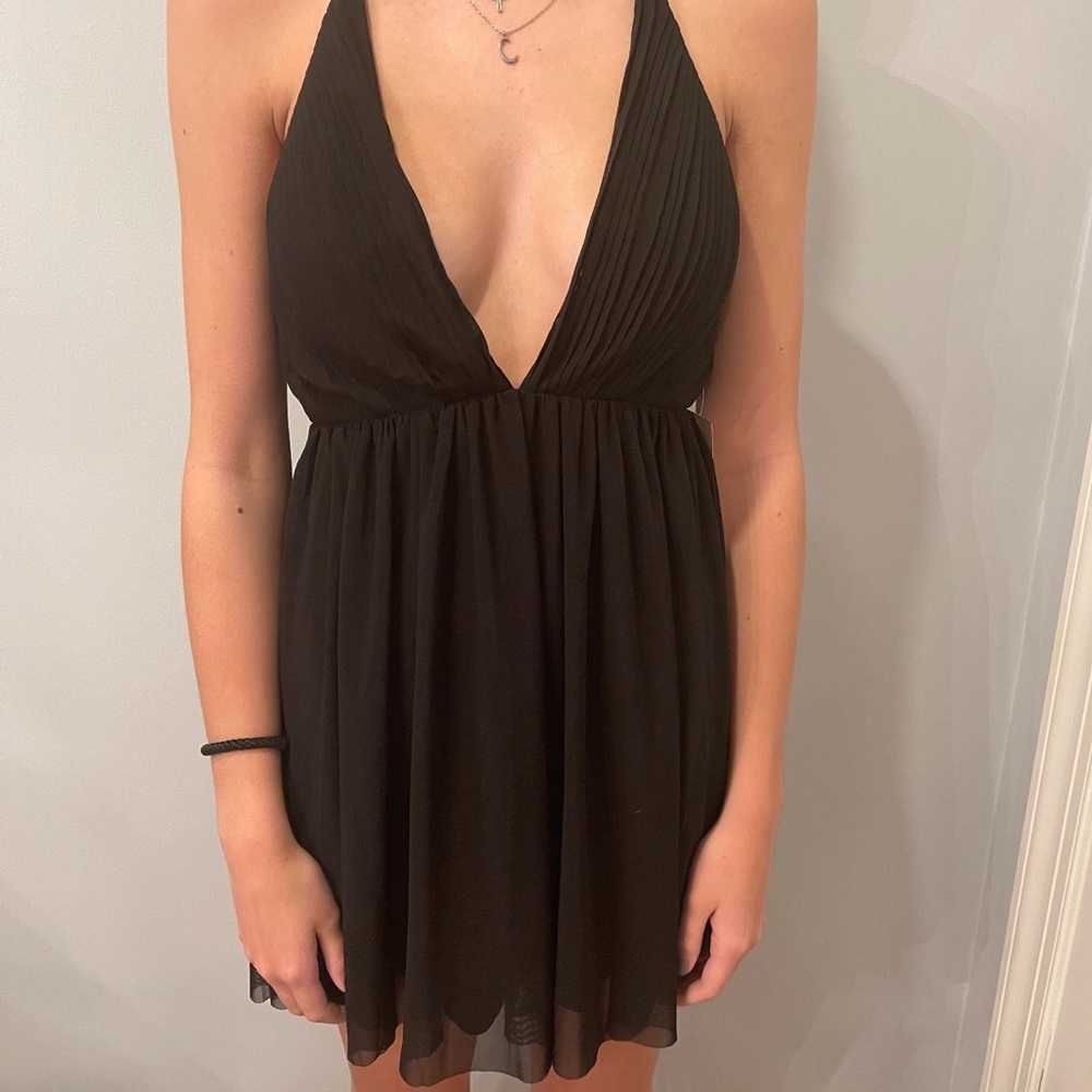 Black Tobi Chiffon dress (tags still on!)